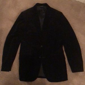 Banana Republic black velvet courderoy blazer